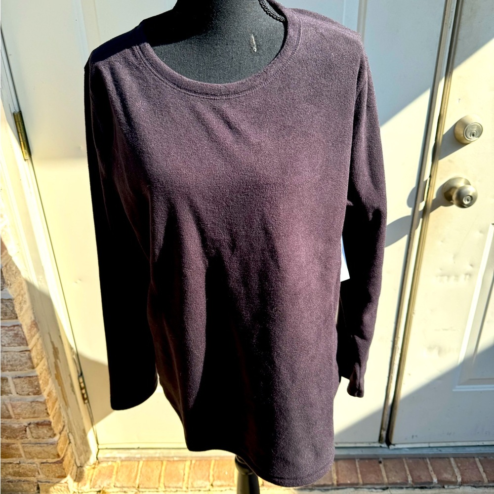 Tek Gear, Black, Long Sleeves, Top, Size XL